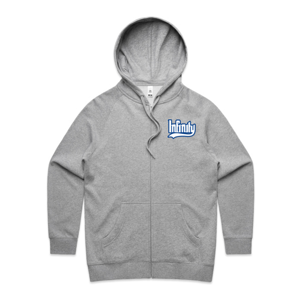  WOMEN'S OFFICIAL ZIP HOODIE FRONT & BACK INFINITY PRINT Thumbnail