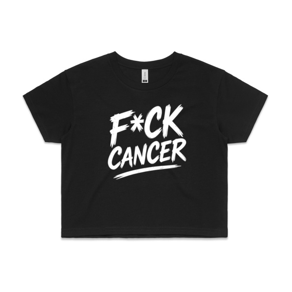 F*CK CANCER Women's Crop Tee Thumbnail